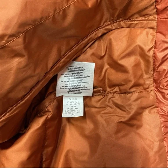 REI co-op 650 Down Puffer Jacket Womens Large redrock outdoor hiking lightweight - Picture 7 of 14